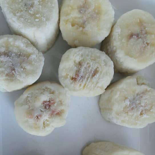 Frozen Banana Chunks