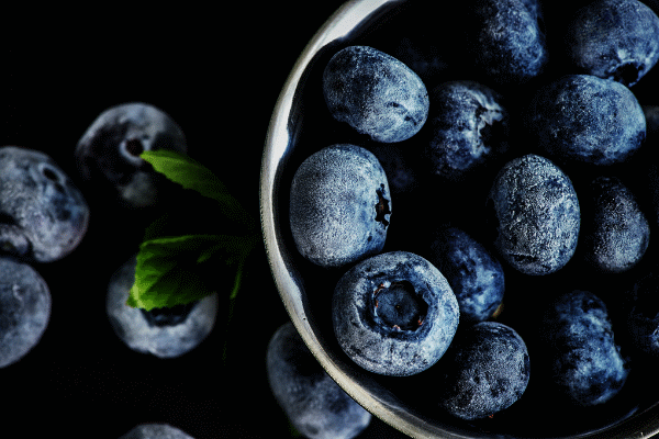 frozen blueberries